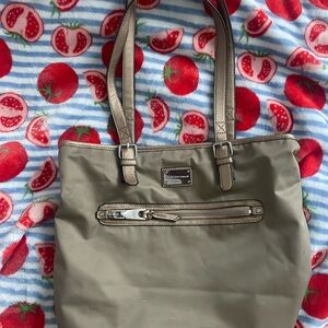 Dana Buchman gold/olive Tote Bag